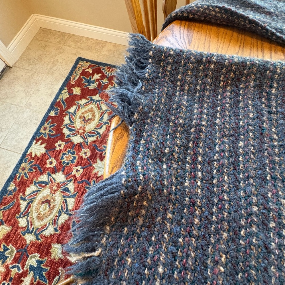 Tapestries Ireland Ltd Artisan Woven Wool Cape Poncho Cocoon Coat Helena Ruuth - Picture 9 of 13